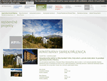 Tablet Screenshot of apartmanysmrek.sk